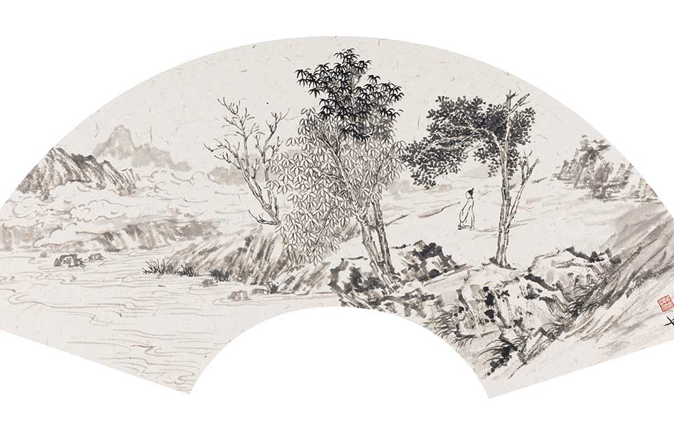 山水涵清晖小品6高清_山水涵清晖小品6李秋喜高清_李秋喜山水涵清晖小品6高清_李秋喜_当代