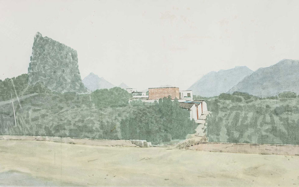 一径青山绿树情高清_一径青山绿树情杜大恺高清_杜大恺一径青山绿树情高清_杜大恺_当代