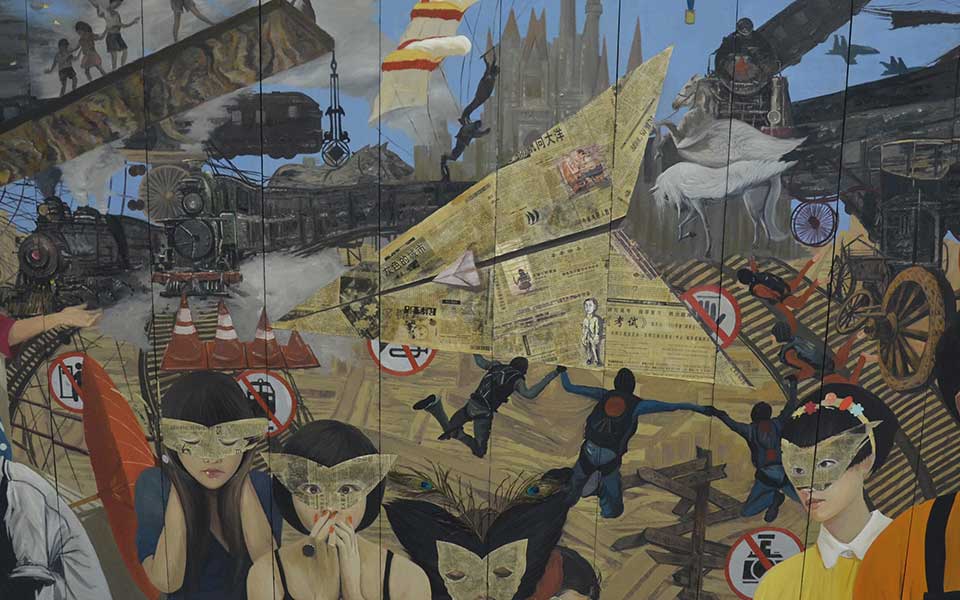 2013中国美院毕业展壁画作品高清