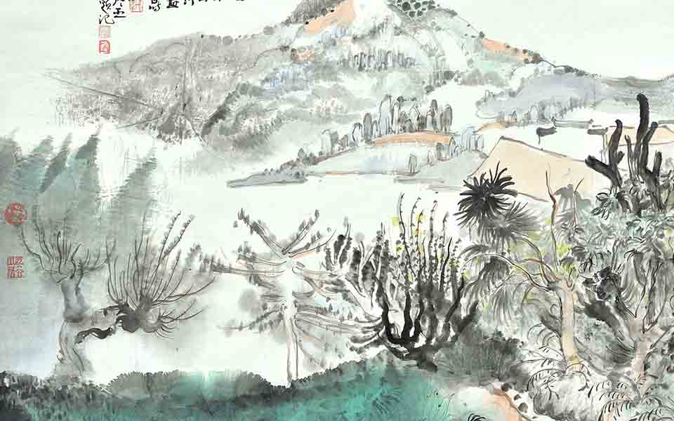 五谷山居记事稼穑高清_五谷山居记事稼穑刘钻高清_刘钻五谷山居记事稼穑高清_刘钻_当代