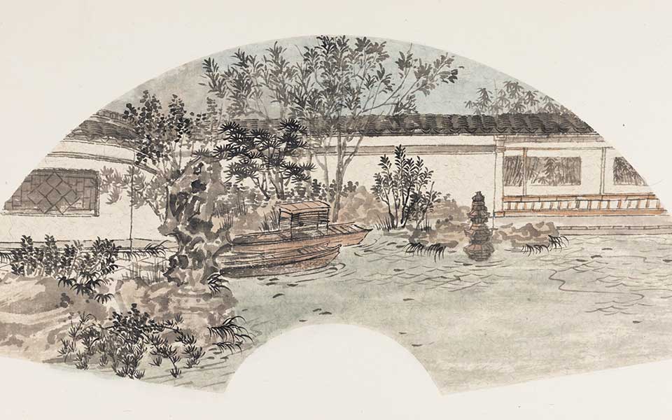扇面作品8高清_扇面作品8李秋喜高清_李秋喜扇面作品8高清_李秋喜_当代