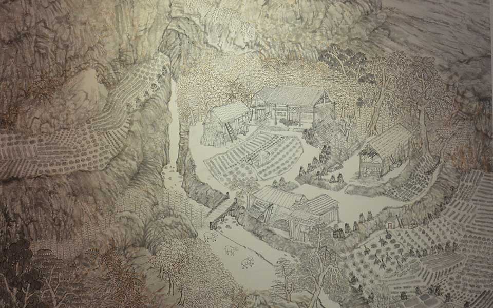 2013中国美院毕业展国画作品高清
