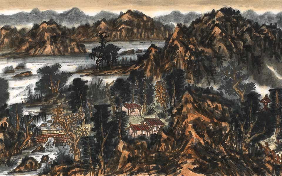国画作品37高清_国画作品37邹梦德高清_邹梦德国画作品37高清_邹梦德_当代