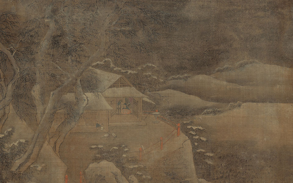 复古雪山图高清_佚名复古雪山图高清_复古雪山图佚名高清_佚名_宋代