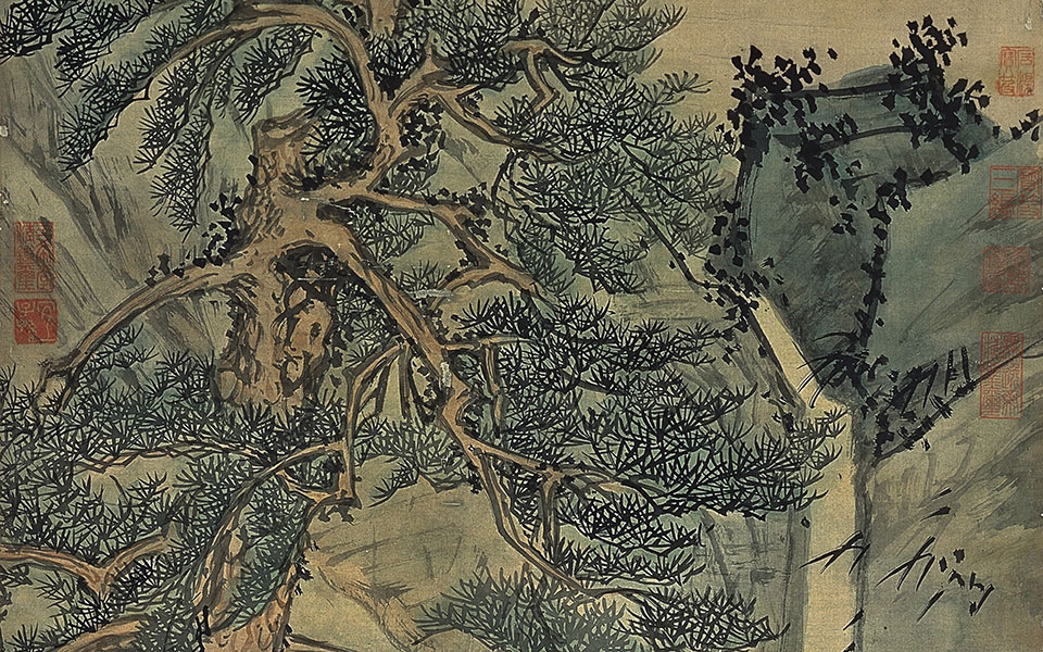 古木寒泉高清_文征明古木寒泉高清_古木寒泉文征明高清_文征明_明代