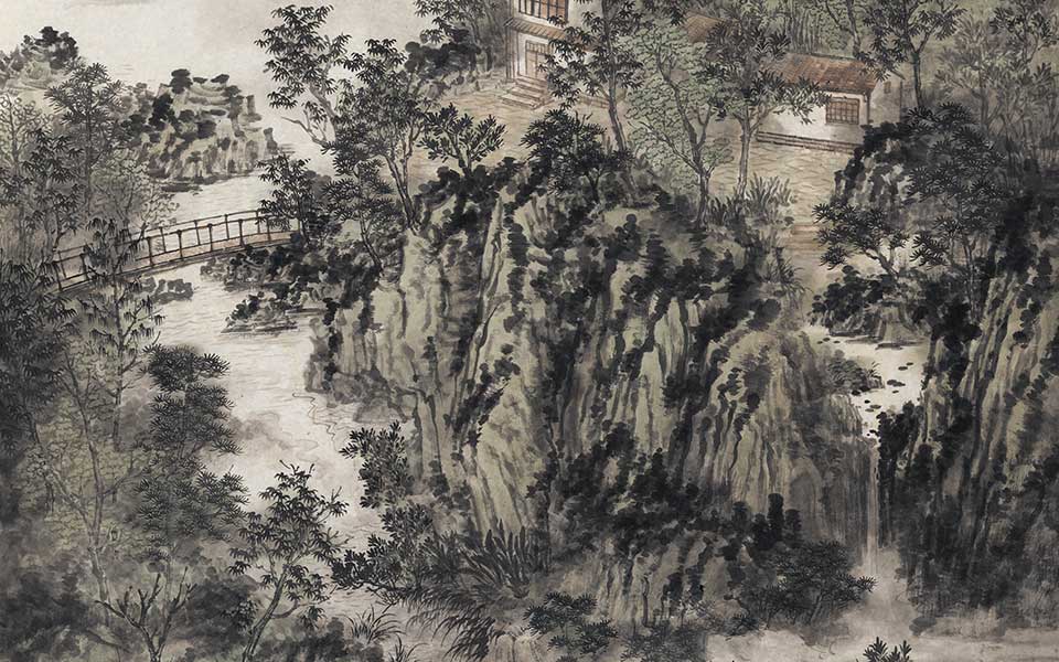 雨过山色清之三高清_雨过山色清之三李秋喜高清_李秋喜雨过山色清之三高清_李秋喜_当代