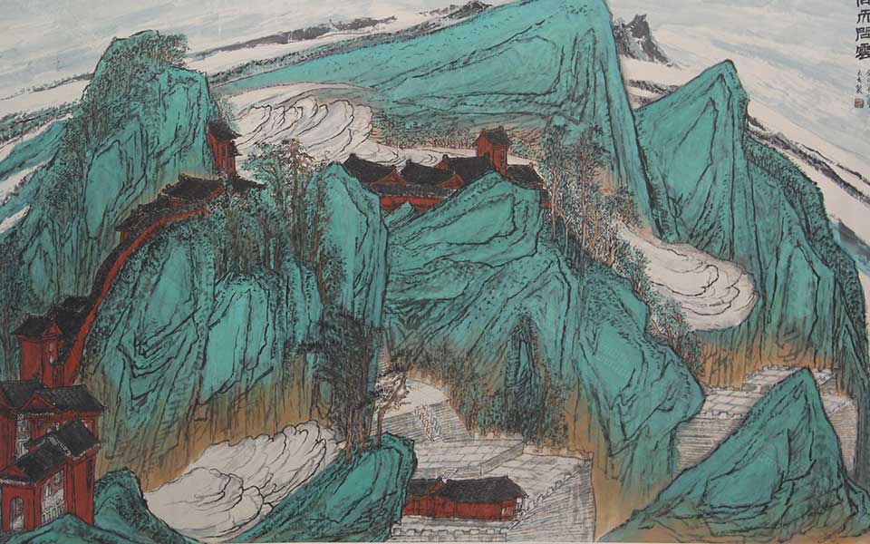 2013天津美院毕业展国画作品217高清