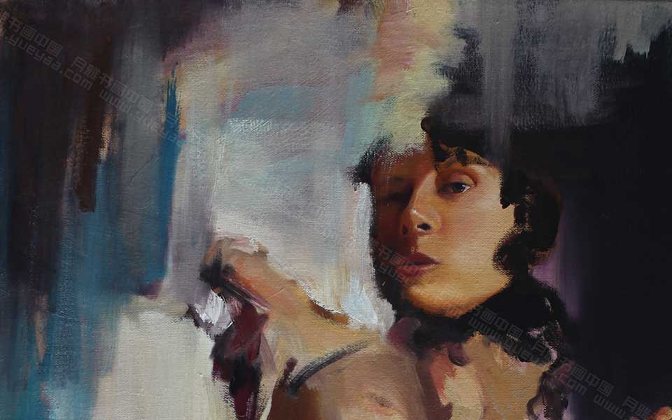 2013哈尔滨师范美术学院毕业展作品 樊兆平 油画作品成长系列380x120cm高清