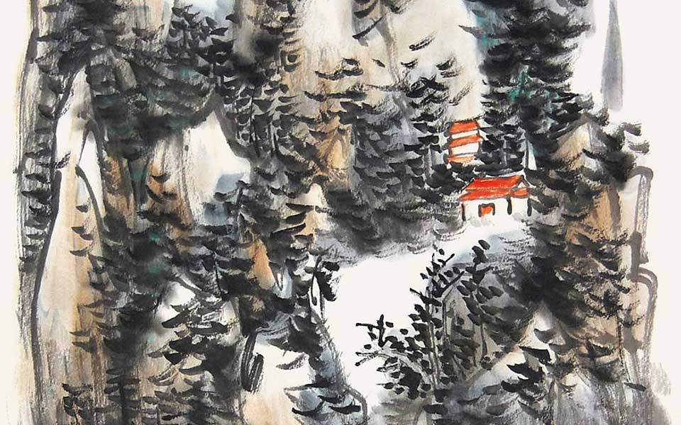 山深听梵音高清_,山深听梵音李毅峰高清_,李毅峰山深听梵音高清_李毅峰_当代