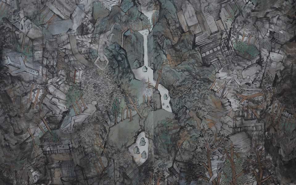 2013中国美院毕业展国画作品高清
