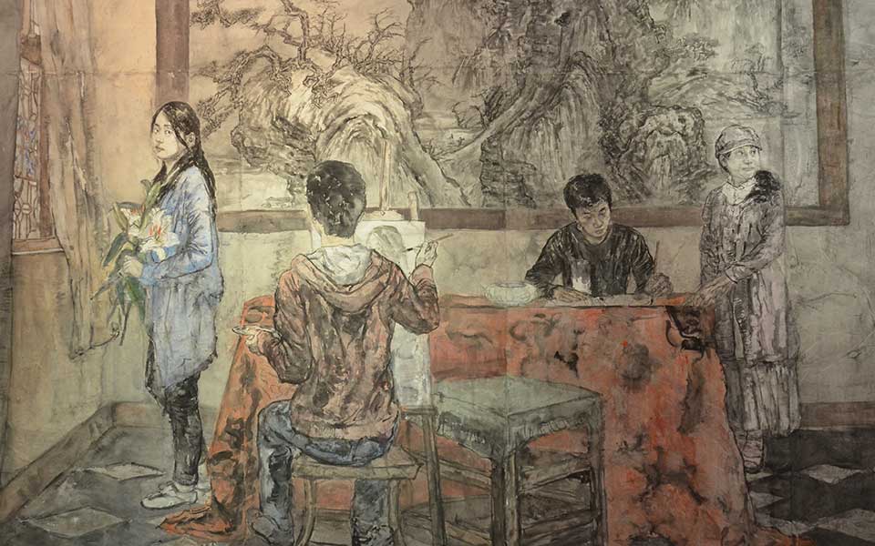 2013中国美院毕业展国画作品高清