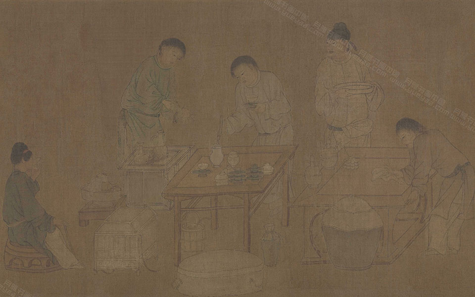 春宴图卷高清_佚名春宴图卷高清_春宴图卷佚名高清_佚名_宋代_第2节