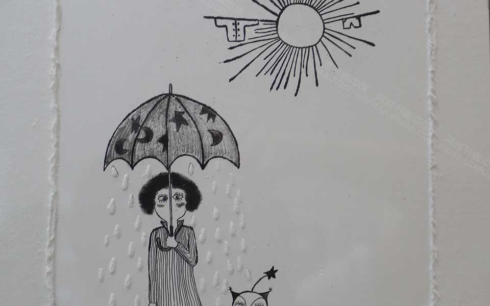 2013天津美院毕业展版画作品079高清