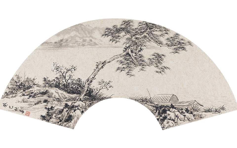 山水涵清晖小品2高清,山水涵清晖小品2李秋喜高清,李秋喜山水涵清晖小品2高清