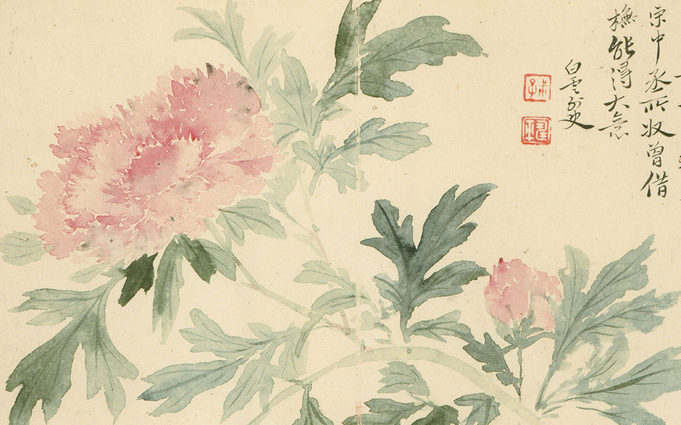 花卉册8高清_恽寿平花卉册8高清_花卉册8恽寿平高清_恽寿平_清代