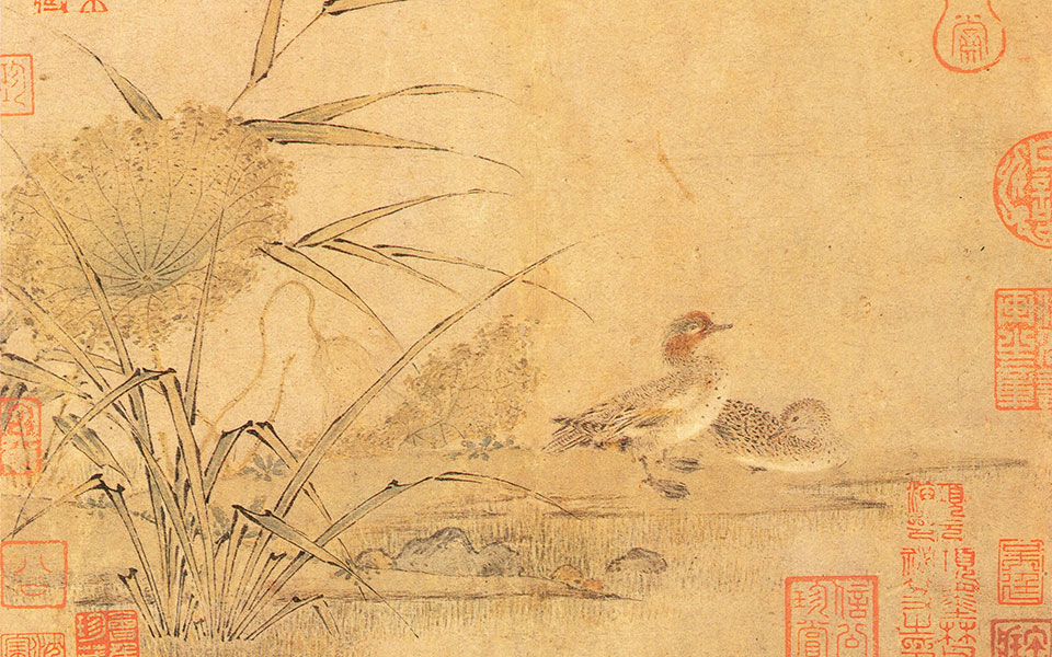 秋浦雙鴛页高清_秋浦雙鴛页惠崇高清_惠崇秋浦雙鴛页高清_惠崇_宋代