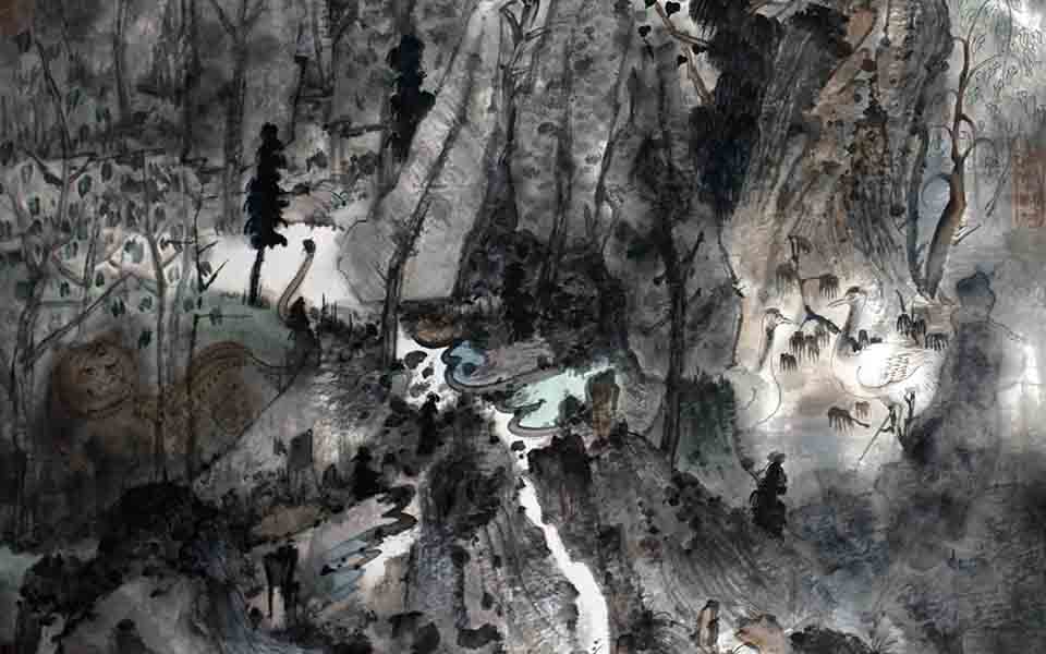 溪泉听云乐生高清_溪泉听云乐生刘钻高清_刘钻溪泉听云乐生高清_刘钻_当代