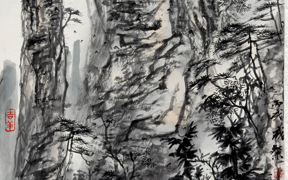 国画作品高清_国画作品程灿高清_程灿国画作品高清_程灿_当代