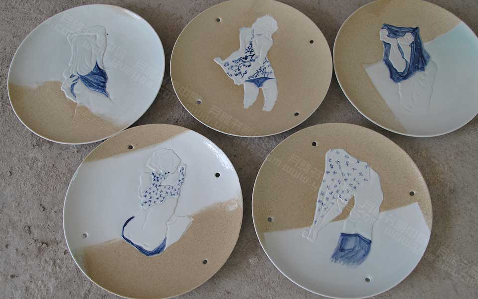 2013哈尔滨师范美术学院毕业展作品 董万越 陶瓷作品青涩30cm×30cm高清