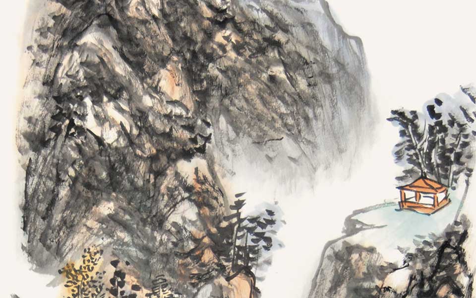 秋高云深归去迟高清_秋高云深归去迟李毅峰高清_李毅峰秋高云深归去迟高清_李毅峰_当代