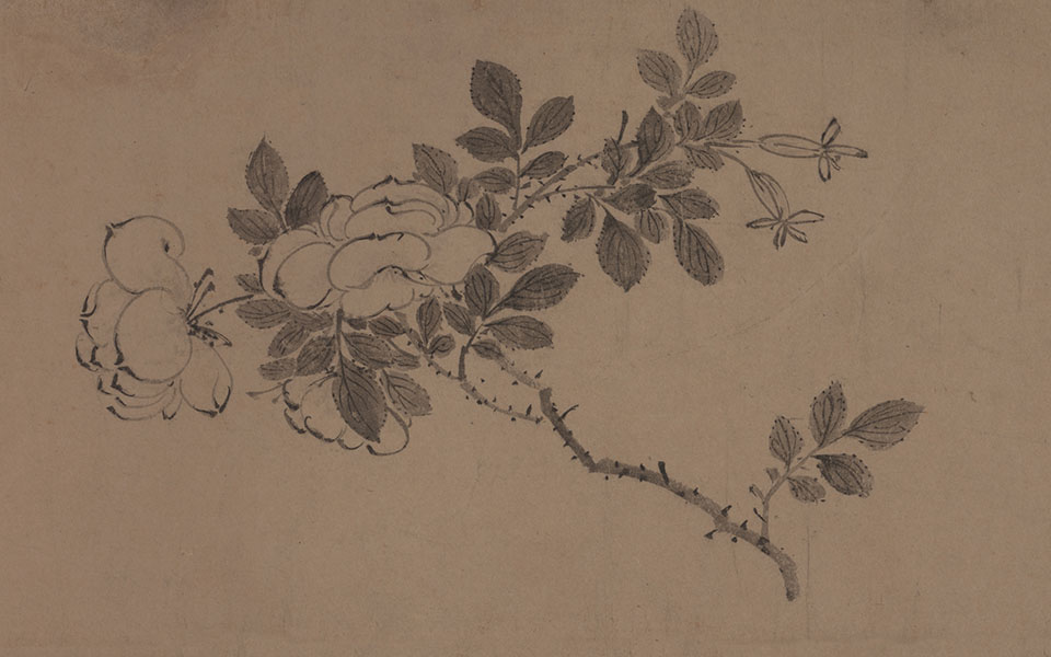 四季花卉图高清_朱增四季花卉图高清_四季花卉图朱增高清_朱增_元代_旅顺博物馆