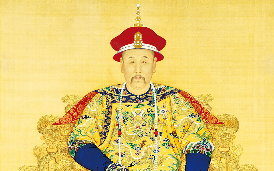 雍正朝服像轴高清_郎世宁雍正朝服像轴高清_雍正朝服像轴郎世宁高清_郎世宁_清代_35x60