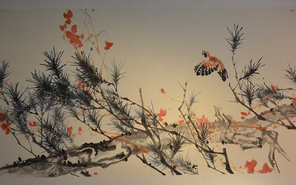 2013中国美院毕业展国画作品高清
