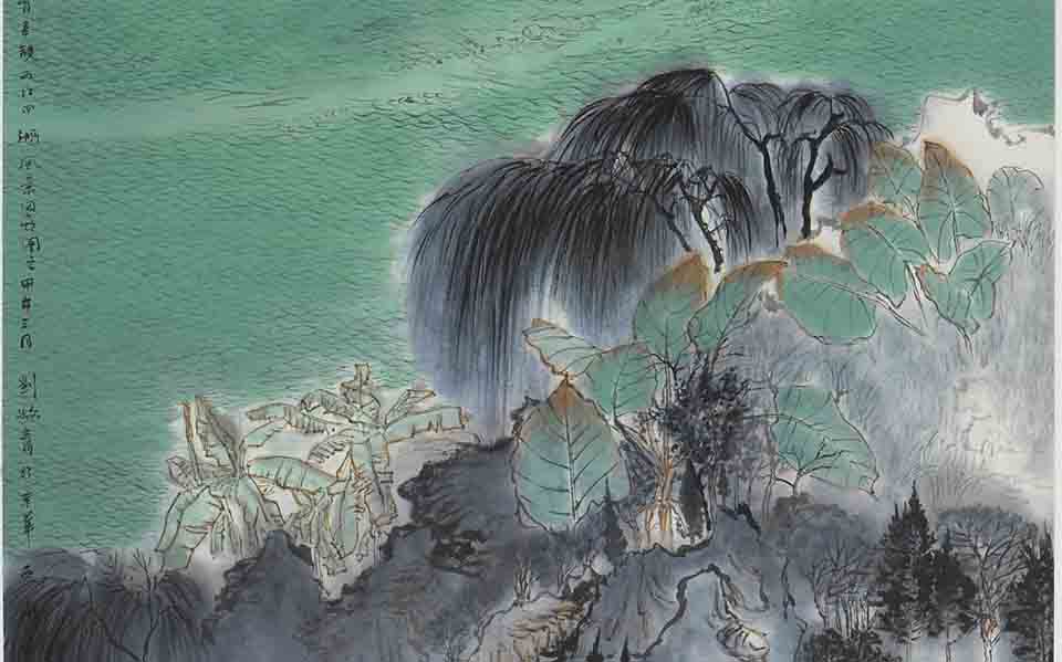 桂林两江四湖印象高清_桂林两江四湖印象刘牧青高清_刘牧青桂林两江四湖印象高清_刘牧青_当代