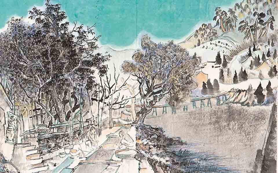 五谷山记事墙上的草芽高清_五谷山记事墙上的草芽刘钻高清_刘钻五谷山记事墙上的草芽高清_刘钻_当代