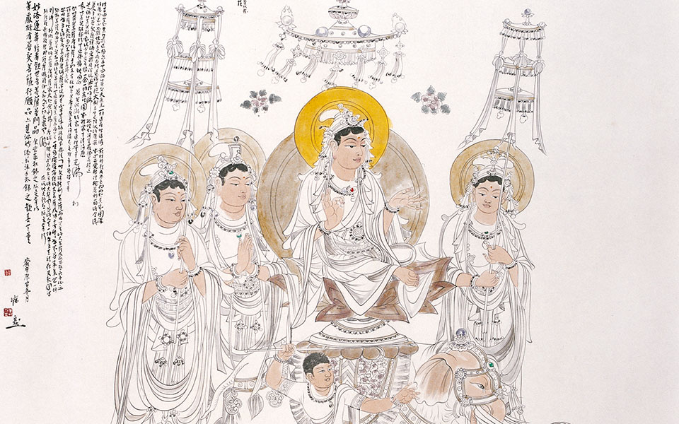 普贤菩萨 高清_普贤菩萨 崔自默高清_崔自默普贤菩萨 高清_崔自默_当代