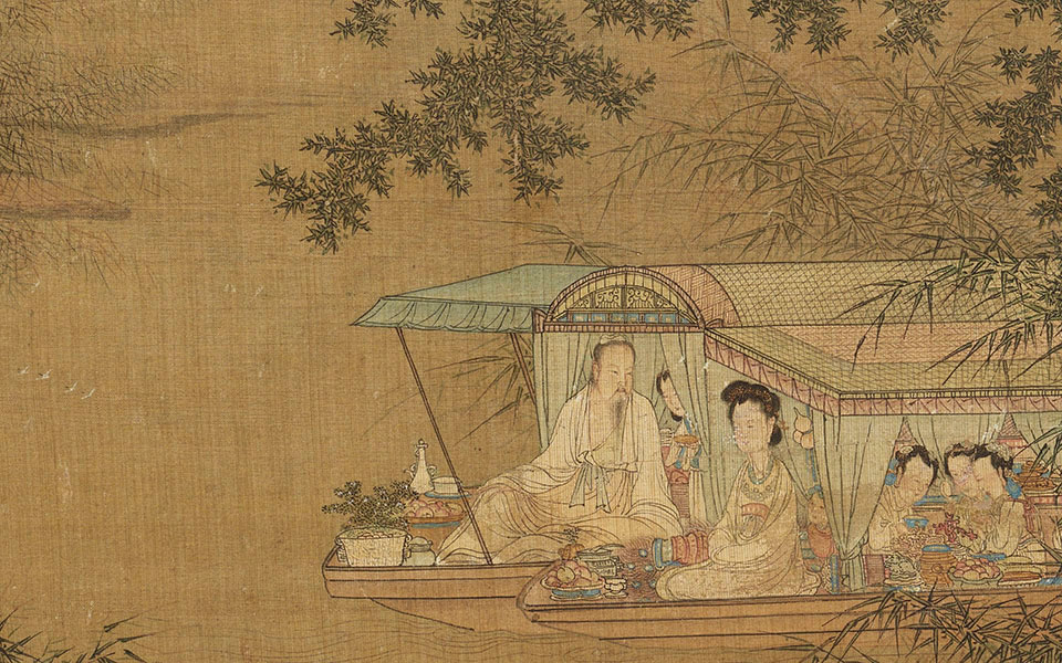 船人形图高清_仇英船人形图高清_船人形图仇英高清_仇英_明代_23.1×23.2
