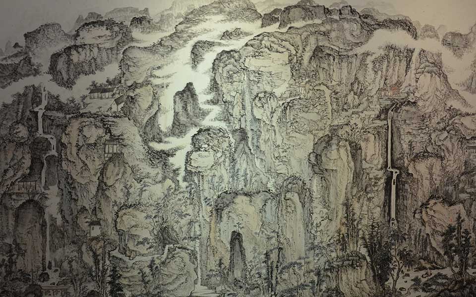 2013中国美院毕业展国画作品高清