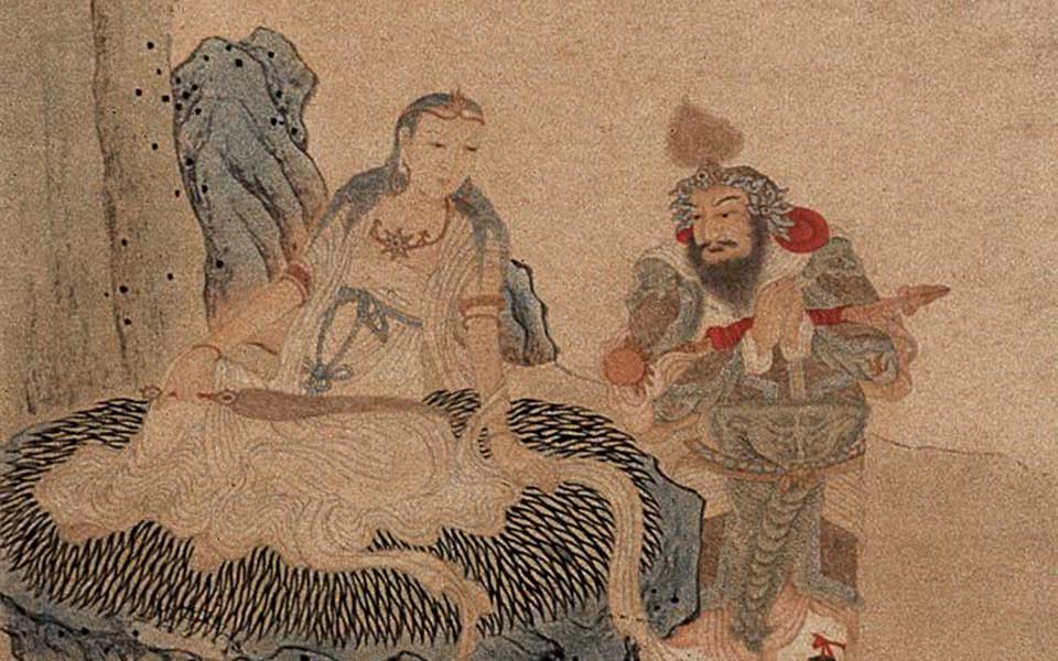 洗象图高清_洗象图丁云鹏高清_丁云鹏洗象图高清_丁云鹏_明代 