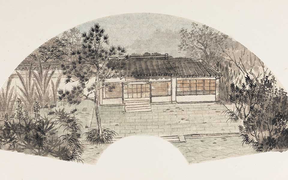 扇面作品9高清_扇面作品9李秋喜高清_李秋喜扇面作品9高清_李秋喜_当代