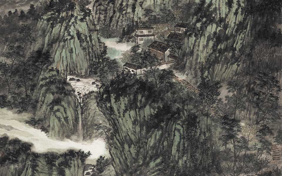 雨过山色清之六高清_雨过山色清之六李秋喜高清_李秋喜雨过山色清之六高清_李秋喜_当代
