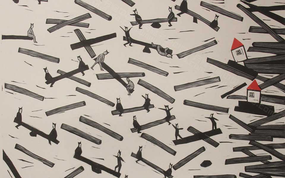 2013天津美院毕业展版画作品182高清