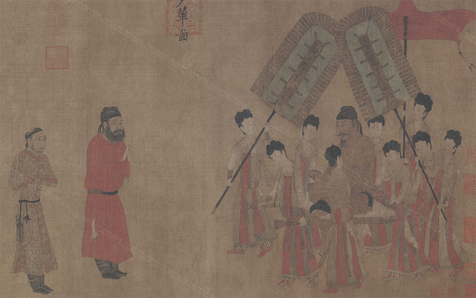 步辇图1高清_阎立本步辇图1高清_步辇图1阎立本高清_阎立本_唐代 