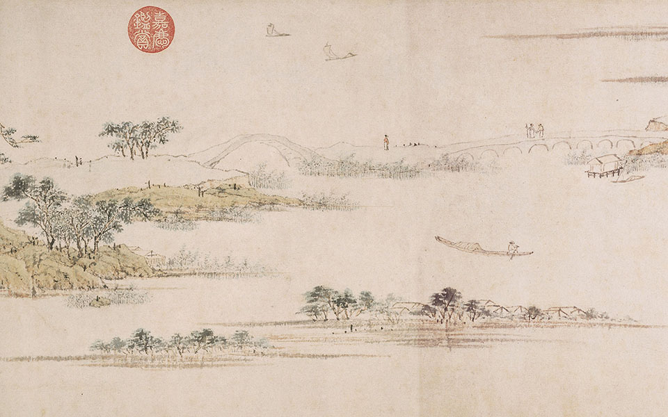 石湖图卷高清_陆治石湖图卷高清_石湖图卷陆治高清_陆治_明代