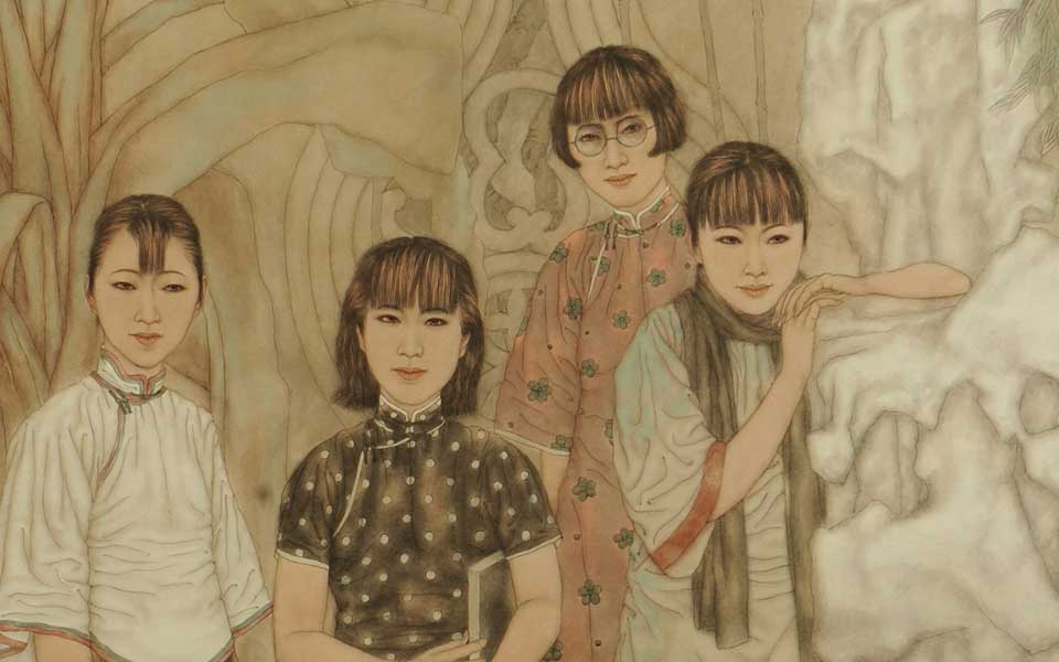 静园系列 幽径尘香高清_静园系列 幽径尘香侯国良高清_侯国良静园系列 幽径尘香高清_侯国良_当代