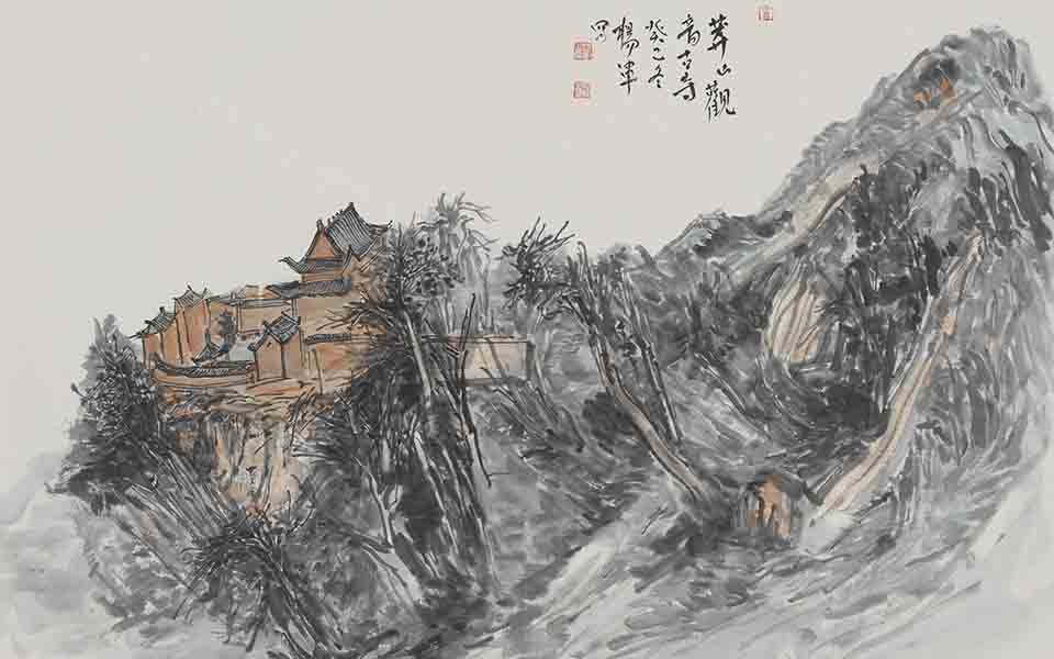 莽山观音古寺高清_莽山观音古寺杨军高清_杨军莽山观音古寺高清_杨军_当代 