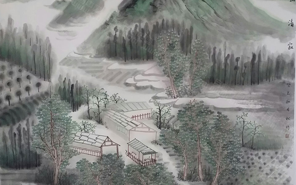 清韵和音系列之秋山清寂高清_清韵和音系列之秋山清寂周松竹高清_周松竹清韵和音系列之秋山清寂高清_周松竹_当代