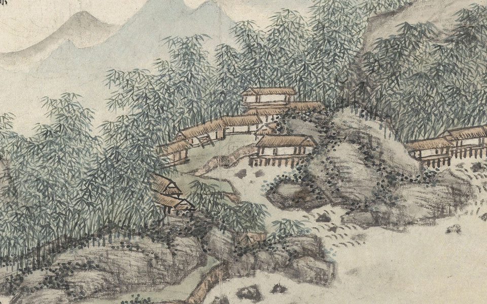 山水幽幽冊頁2高清_山水幽幽冊頁2王愫高清_王愫山水幽幽冊頁2高清_王愫_清代
