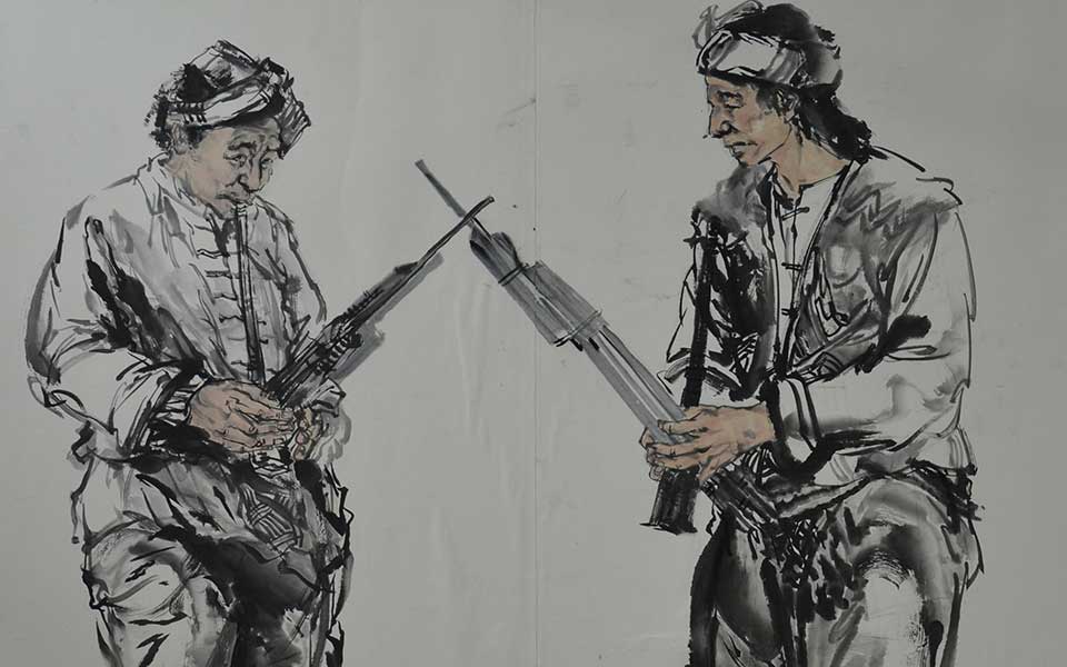 2013中国美院毕业展国画作品高清
