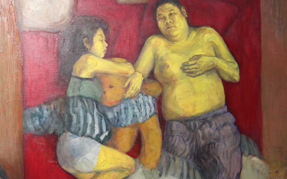2013天津美院毕业展油画作品022高清