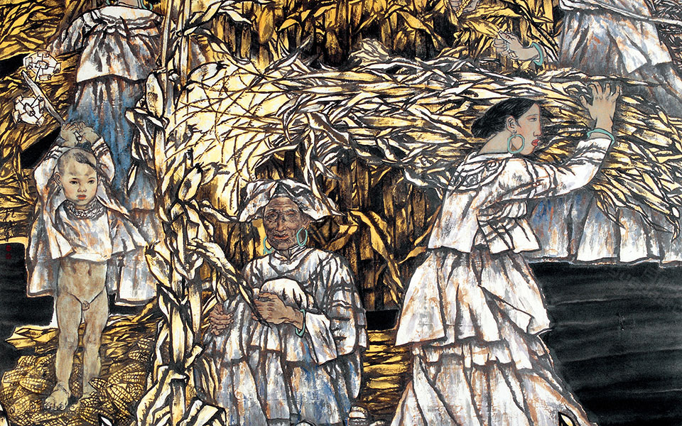 国画作品27高清_国画作品27孔紫高清_孔紫国画作品27高清_孔紫_当代