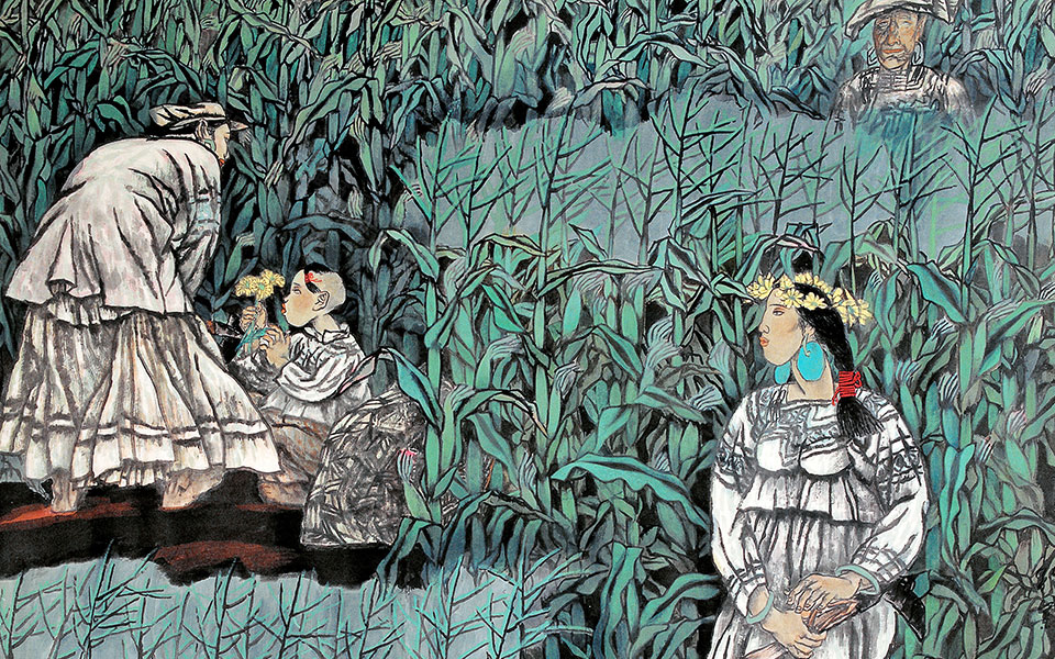 国画作品26高清_国画作品26孔紫高清_孔紫国画作品26高清_孔紫_当代