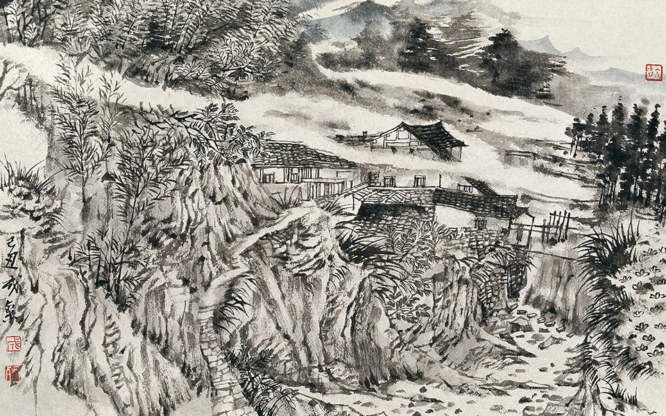 陡门写生系列之二高清_陡门写生系列之二程灿高清_程灿陡门写生系列之二高清_程灿_当代