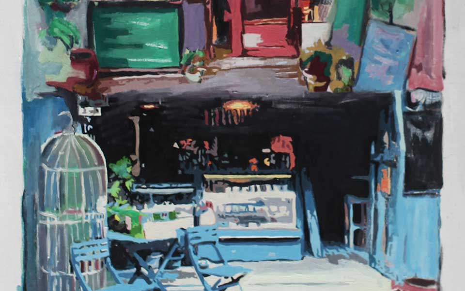 2013哈尔滨师范美术学院毕业展作品 仇迪 油画作品野100x130cm高清