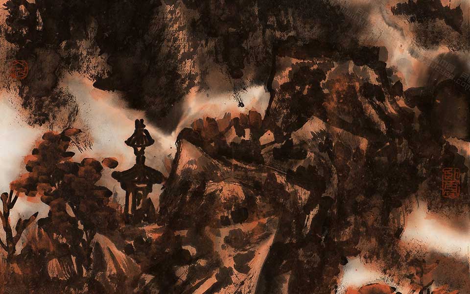 国画作品3高清_国画作品3邹梦德高清_邹梦德国画作品3高清_邹梦德_当代
