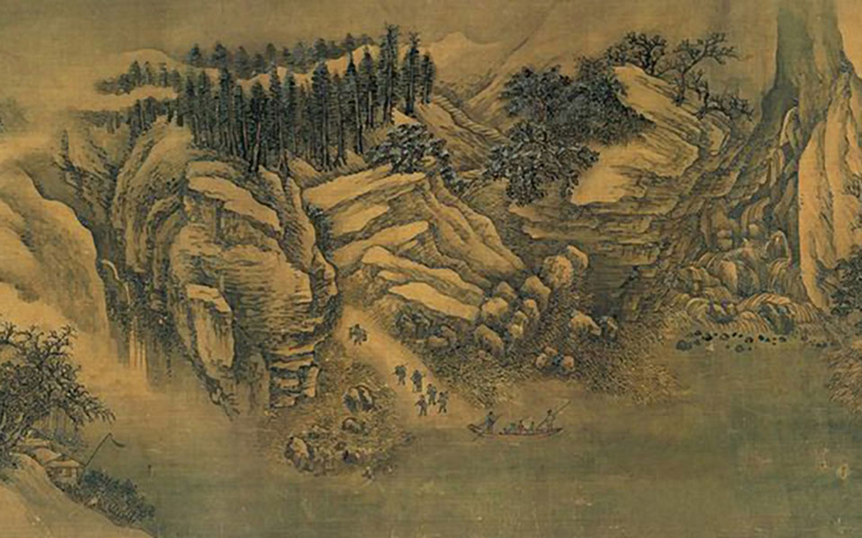 吴山积雪图卷高清_王翚吴山积雪图卷高清_吴山积雪图卷王翚高清_王翚_清代